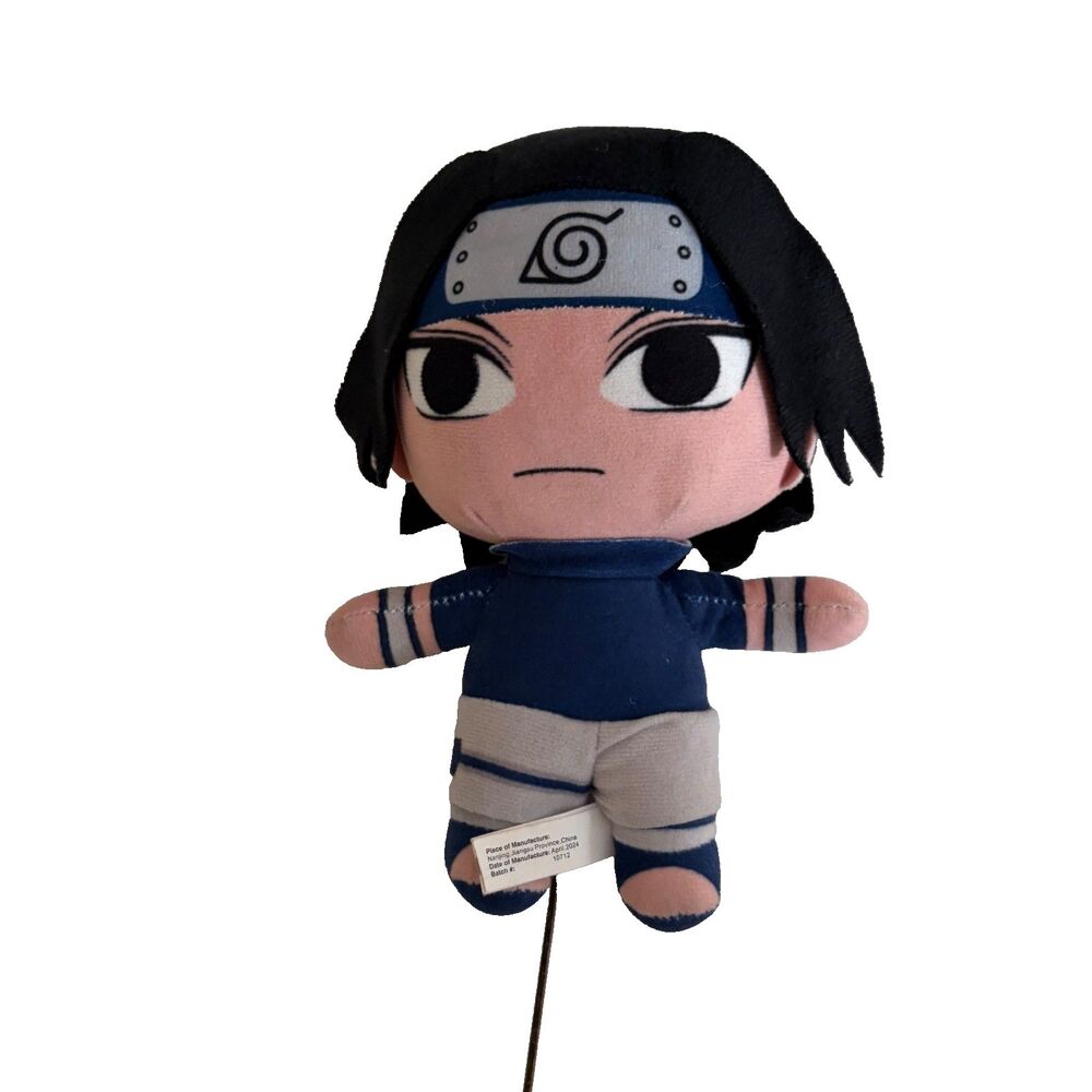 Naruto Sasuke Uchiha Plush Stuffed Toy 7" Viz Media